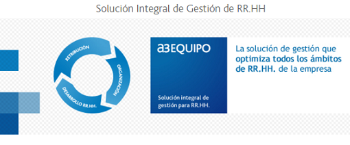 Gestion de RRHH a3erp, a3EQUIPO